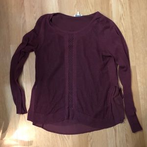 Maroon sweater